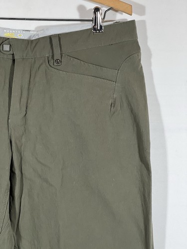 Mountain Hardwear Pants Womens 1 Green Chino Straight Leg Mid Rise Casual - Picture 13 of 23