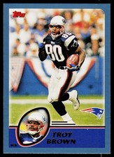Troy Brown, 2003 Topps, #212, New England Patriots,