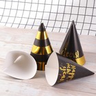  16 Pcs Happy New Year Party Decorations Novelty Cap Creative Cone Hats