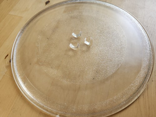 Microwave 10" Glass Plate Turntable Replacement YH 14 , Dishwasher Safe, EUC - Picture 5 of 9
