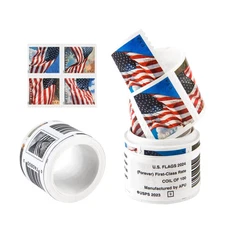 1 rolls of 100 USPS - Postage Free Ship!!-100 PCS-Special Sale