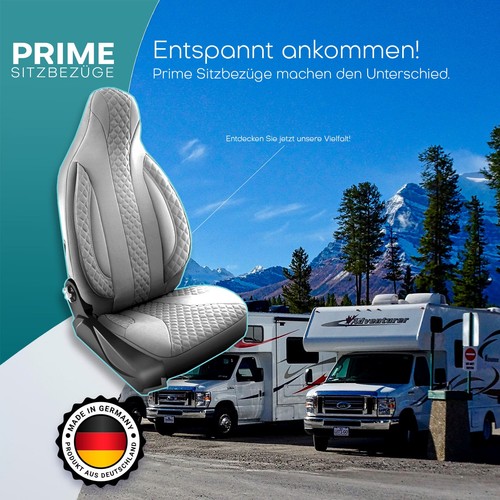 Pilot Wohnmobil Sitzbezüge passend für Hartman 102 (Grau) Prime Qualität - Bild 10 von 11