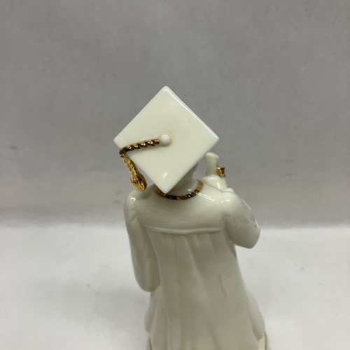 San Francisco Music Box Company Ivory Color with Gold Trim Male Boy Graduate - Picture 7 of 7