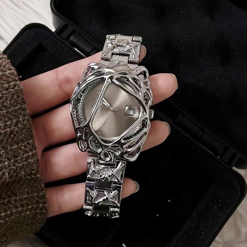 Y2K Mittelalter Uhren Alabaster Spinnennetz Venom Alien Watch Armbanduhren Unisex - Bild 23 von 29