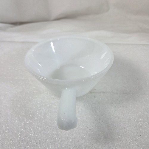 Vintage Fire-King Anchor Hocking Milchglas Griff Schüsseln 4er Set Hergestellt in den USA - Bild 6 von 19