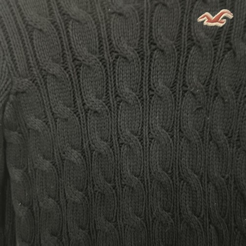 Hollister Women's XS Long Sleeve Cable Knit Pullover Sweater - Picture 5 of 5