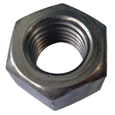 Heavy Hex Nut, 1-1/4"-8, Steel, Grade 2H, Black Oxide, 1-7/32 In Ht, 5 Pk, 1Xa53