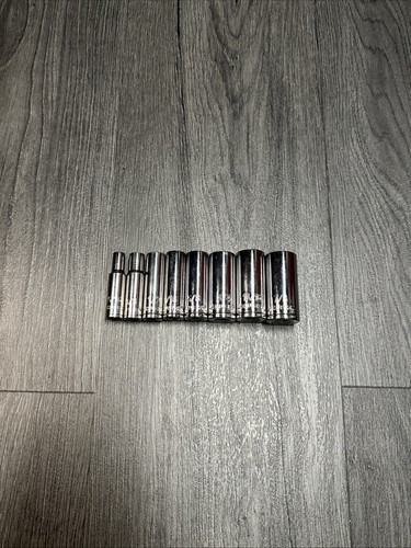 Husky Socket 3/8" Drive 6 Point Deep SAE - Choose Size - Picture 1 of 2