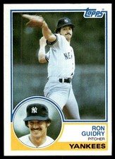 1983 Topps Ron Guidry New York Yankees #440