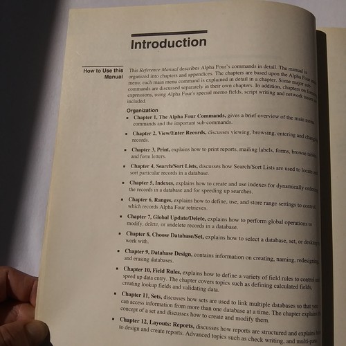 Alpha Four V6 DOS Database Software Tutorial & Reference Manuals Set - Picture 8 of 19