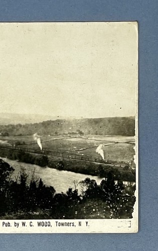RPPC View at Whaley Lake Holmes New York Real Photo Postcard W.C. Wood - Picture 4 of 4