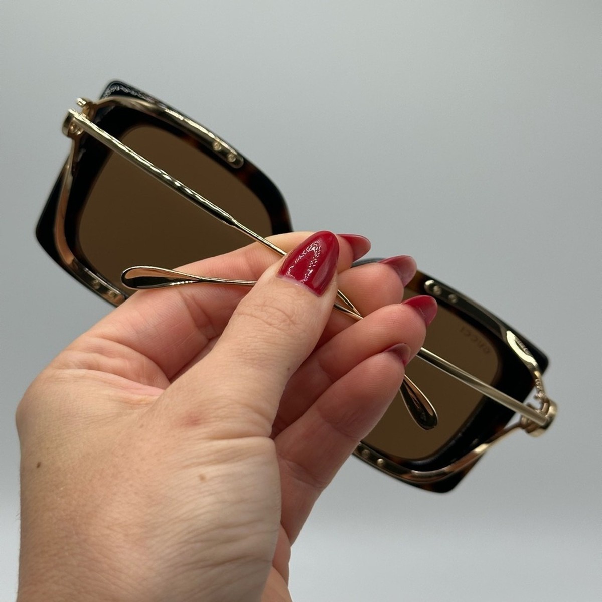 GUCCI Sunglasses GG1567SA 002 Havana Gold Brown New Women | eBay