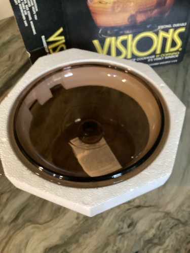 1986 Corning Visions 5 Quart Topf mit Deckel NEU mit Box V-581-N - Bild 2 von 10