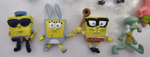 8 Vtg Spongebob Viacom Mini Figures 2003 2005 Wendy Squidward Patrick New/Used - Picture 4 of 4