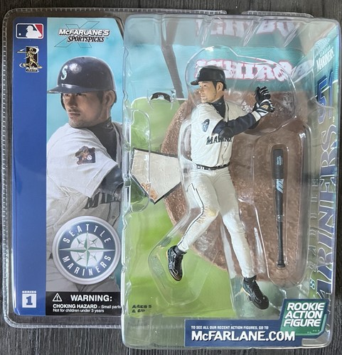 Mint Sealed 2002 McFarlane's Sports Picks MLB Ichiro Suzuki 6" Figure