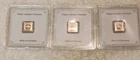 Lot of 3 x 1 Gram Geiger Edelmetalle .999 Silver In Assay Consecutive Serial #'s