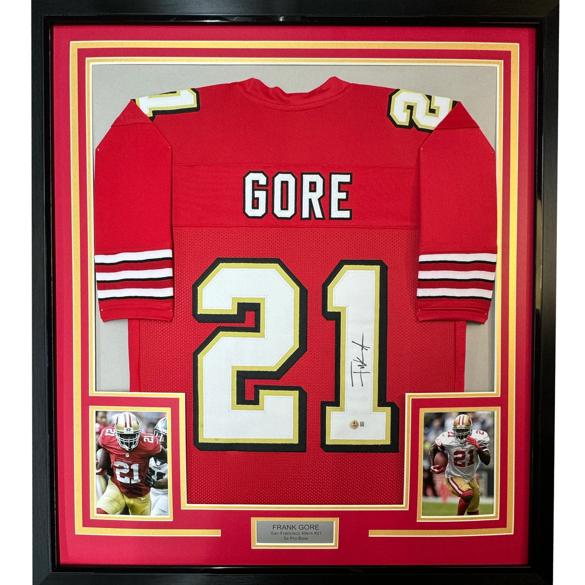 Frank Gore San Francisco 49ers NFL Original Autographed Items for