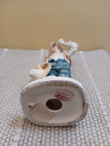 Juego de 4 estatuillas de cerámica abuelos campesinos granjeros 7" vintage -01 - Imagen 15 de 20