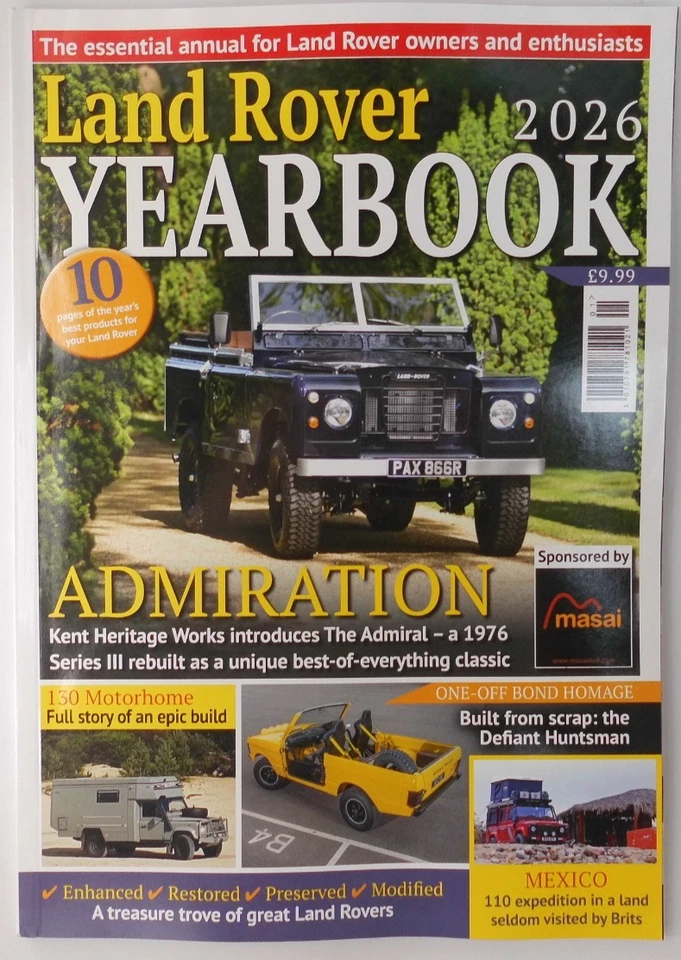 Land Rover magazine Yearbook 2026; essential annual for owner & enthusiast