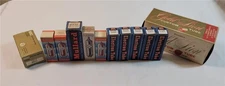 lot of vintage EMPTY Mullard Telefunken Genalex tube boxes ecc83 12au7 kt66