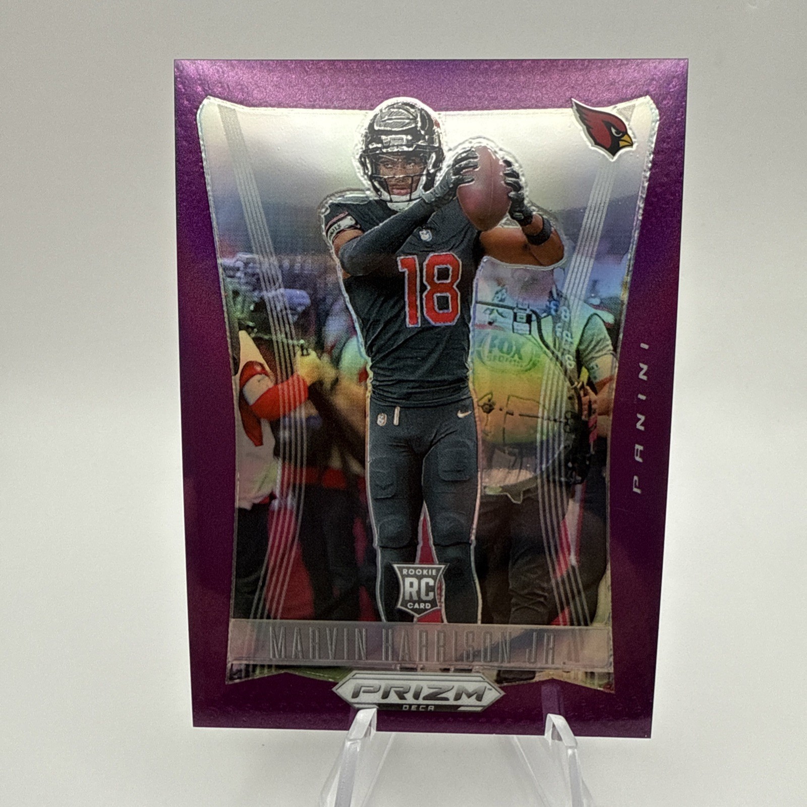 2024 Panini Prizm Deca - Marvin Harrison Jr. #7 Purple Prizm /99 (RC)