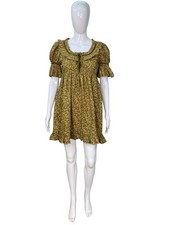 Doen Women's Marcela Floral Printed Dusk Winter Meadow Short Mini Dress Size XS