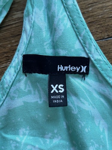 Hurley - NWT - Madison Teal Pineapple Tank Top | Women’s Size XS - Picture 9 of 10