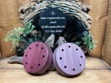 1 -Sweet Caller Purpleheart Turkey Call Pot Unfinished or Finished No Tools 