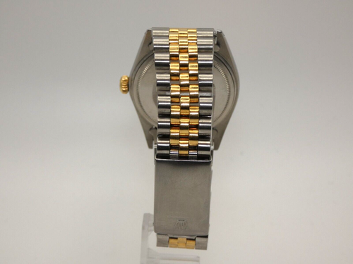 Rolex oyster perpetual datejust 16014 MOP Diamond Dial 36mm mens gold watch!! - Picture 5 of 8
