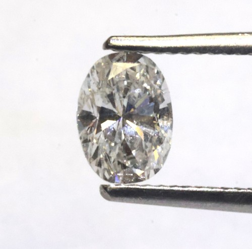 Diamante suelto certificado GIA .48ct SI1 F corte ovalado patrimonio natural antiguo vintage