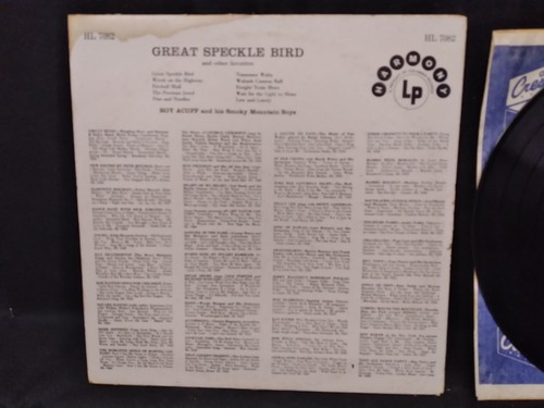 Roy Acuff Great Speckle Bird vinyl LP Harmony records HL 7082 1958 - Picture 3 of 4