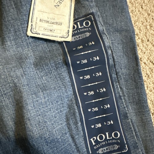 Vintage Polo Ralph Lauren Dungaree Military Pant Sun bleached Style Size 38-34 - Picture 10 of 11