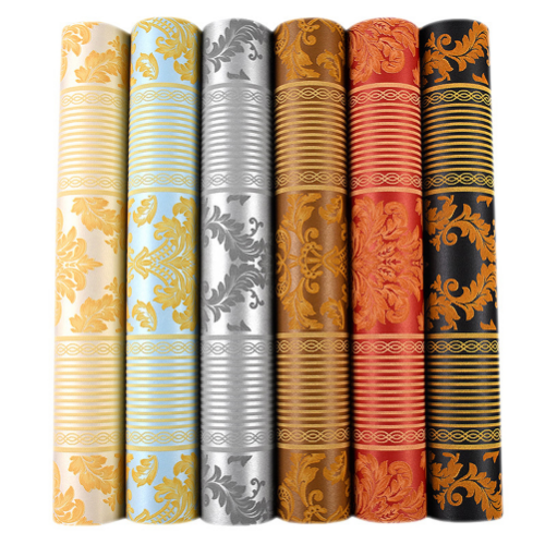 Rollo de papel tapiz 3D damasco en relieve decoración del hogar habitación pared floral papel de pared de lujo - Imagen 6 de 30