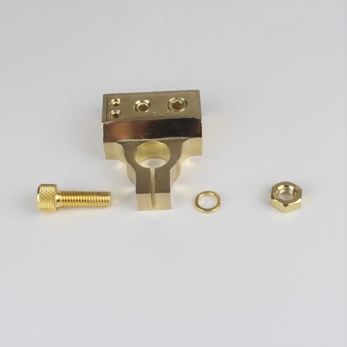 Heavy Duty Car Audio Stereo Battery Terminals Set Positive & Negative Connectors - Picture 8 of 17