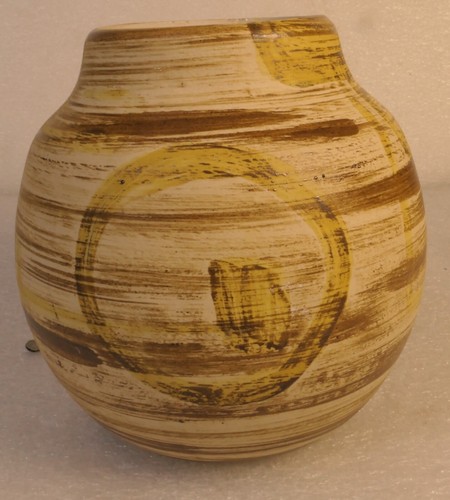 STUDIO POTTERY SIGNED NEHEMIA AZA ISRAELI POTTER MID CENTURY MODERN VASE - Picture 5 of 9
