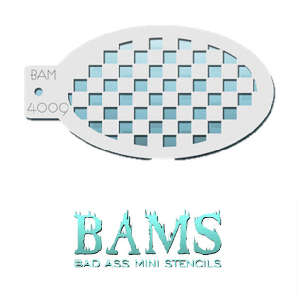 Retro Space Bad Ass Mini Stencil Graftobian Cruelty Free USA Professional