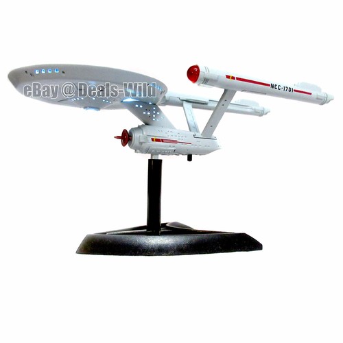 Star Trek USS Enterprise Light Up NCC-1701 Ship Desk Display Model TOS Original - Picture 4 of 12