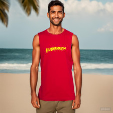 MEN WOMENS TEE SLEEVELESS TSHIRT HULKAMANIA WRESTLING HULK GYM HOGAN FAN GIFT