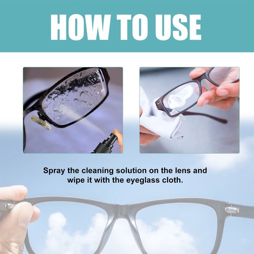 100ml Lens Scratch Removal Spray Eyeglass Windshield Glass Repair Liquid ClearAL - Picture 3 of 12