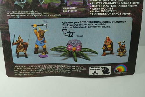 Vintage LJN Advanced Dungeons and Dragons Warduke Evil Fighter 1983 Matchbox MOC - Bild 13 von 13