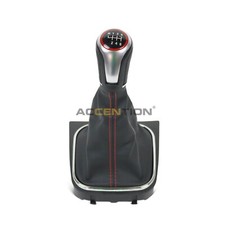 6 Speed Gear Shift Knob With Boot For Vw Scirocco 2009-2014 Eos 2006-2011