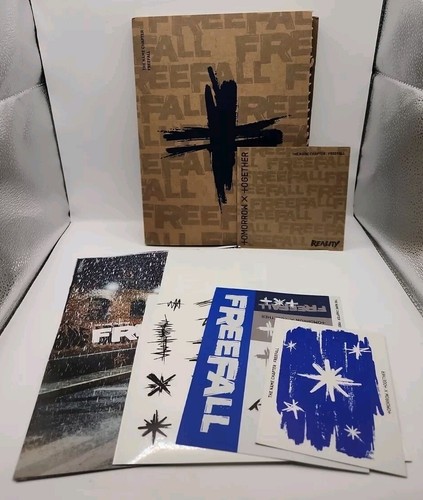 Kpop Music TXT Tomorrow X  Together Freefall Reality Album W/ Posters Stickers  - Imagen 1 de 8