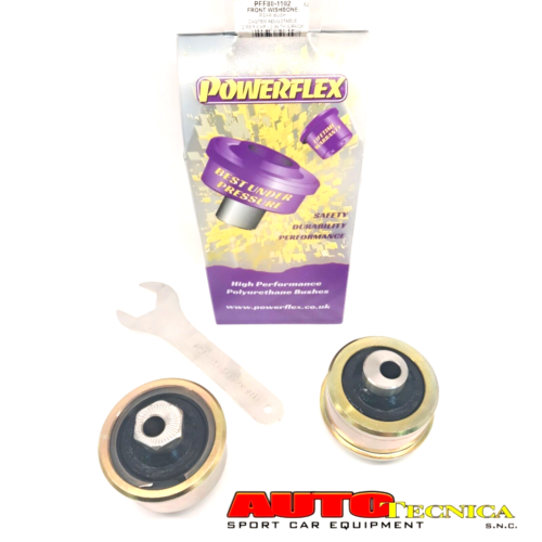 KIT 4 BOCCOLE TRAPEZIO POWERFLEX FIAT PUNTO ABARTH SUPPORTI BRACCI SOSPENSIONE - Picture 3 of 4