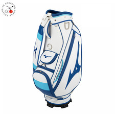 Mizuno Golf Tour Staff Mid Cart Bag 9.5 x 47" 6-way 3.7kg Men Unisex White/Blue 