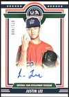 2022 Panini USA Baseball Stars & Stripes - Justin Lee #NTDP-JL