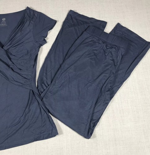 Kindred Bravely Still- & Umstandspyjama Loungewear schieferblau S Petite - Neu mit Etikett - Bild 4 von 18