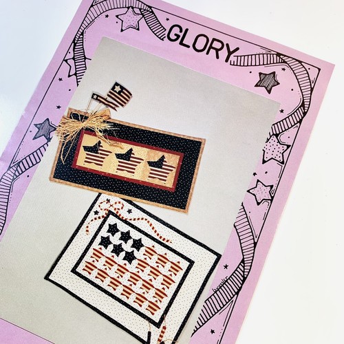 Glory 4th of July Flag Stars Quilt PATTERN by Little Brown House, Makes 2 Styles - Picture 5 of 7