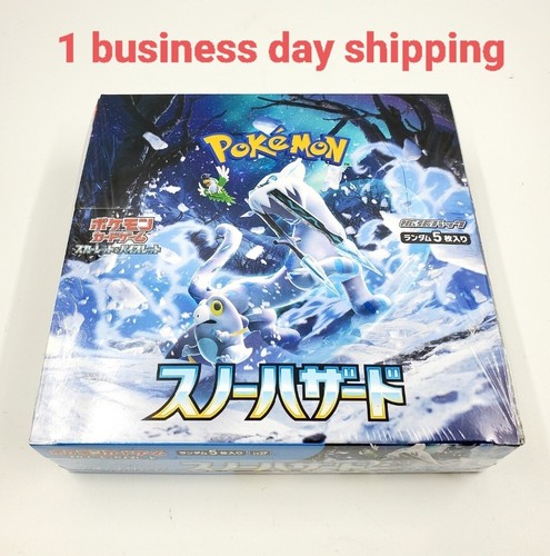 Pokemon Card Scarlet & Violet Snow Hazard Booster Box sv2P Factory Sealed - Picture 1 of 7