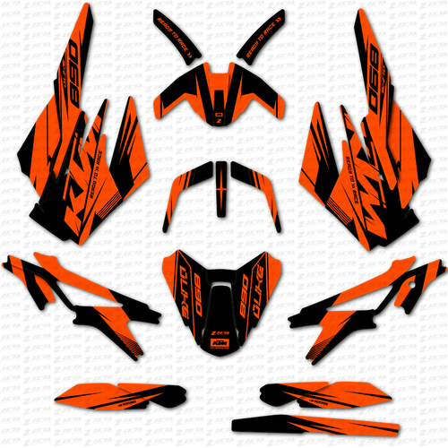 Kit grafiche per KTM Duke 790/890 - 第 2/3 張圖片