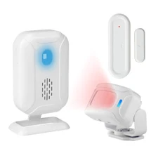 Wireless PIR Motion Sensor Movement Detector Door Window Entry Security Alarm